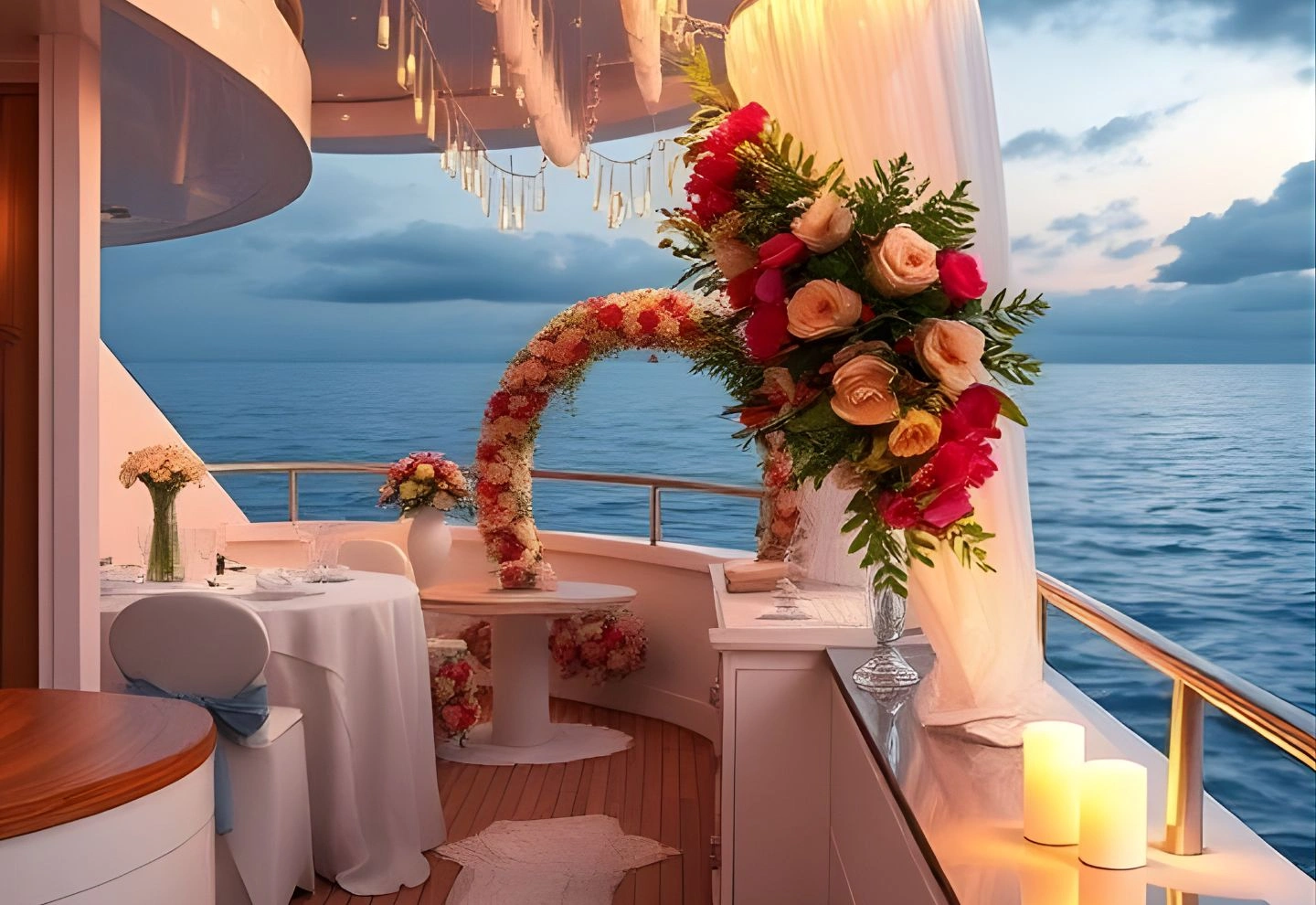 Happy wedding couple